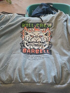 Kill Crew Graphic Men's Gray Hoodie